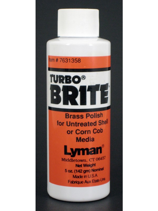 Lyman liquido pulizia bossoli Turbo Brite 5oz.