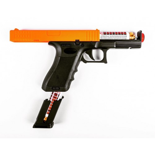 GEISLER DEFENCE PISTOLA AL PEPERONCINO MOD.GD-105 CON DUE RICARICHE E UNA  DI ADDESTRAMENTO