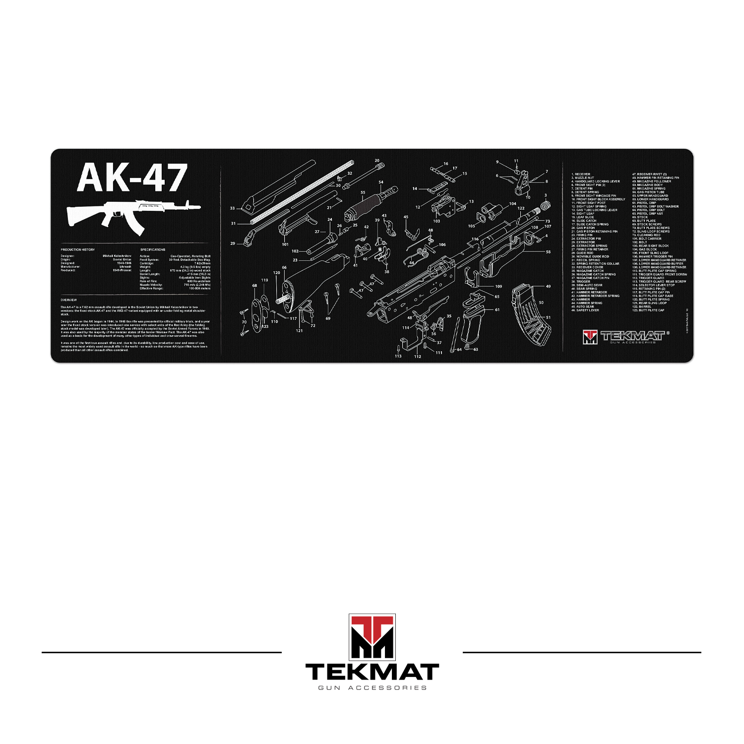 TEKMAT AK-47 Gun Cleaning Mat