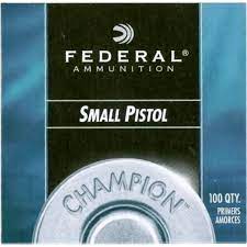 Inneschi Federal 1001 Small Pistol conf. 100 pz.