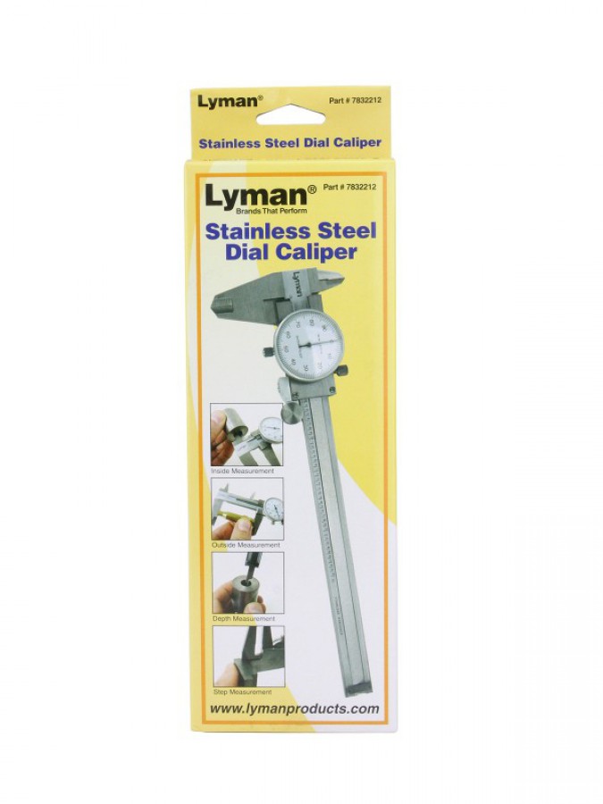 Lyman Stainless Steel Dial Caliper Calibro a Quadrante
