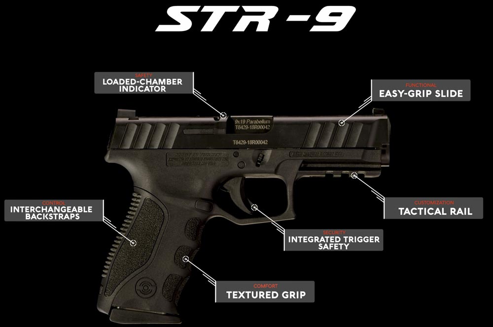 Stoeger pistola s.a. mod. STR-9L cal.9x21 PREZZO OFFERTA!