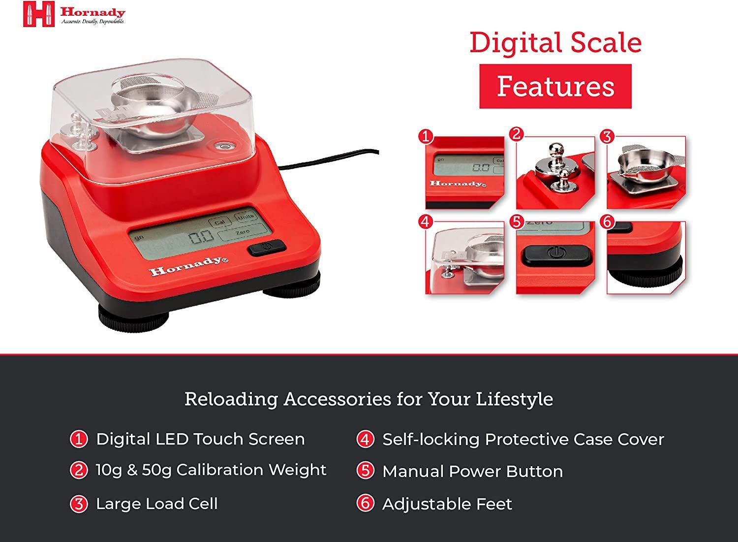 Hornady M2 Digital Bench Scale Bilancia Digitale da Banco #050111