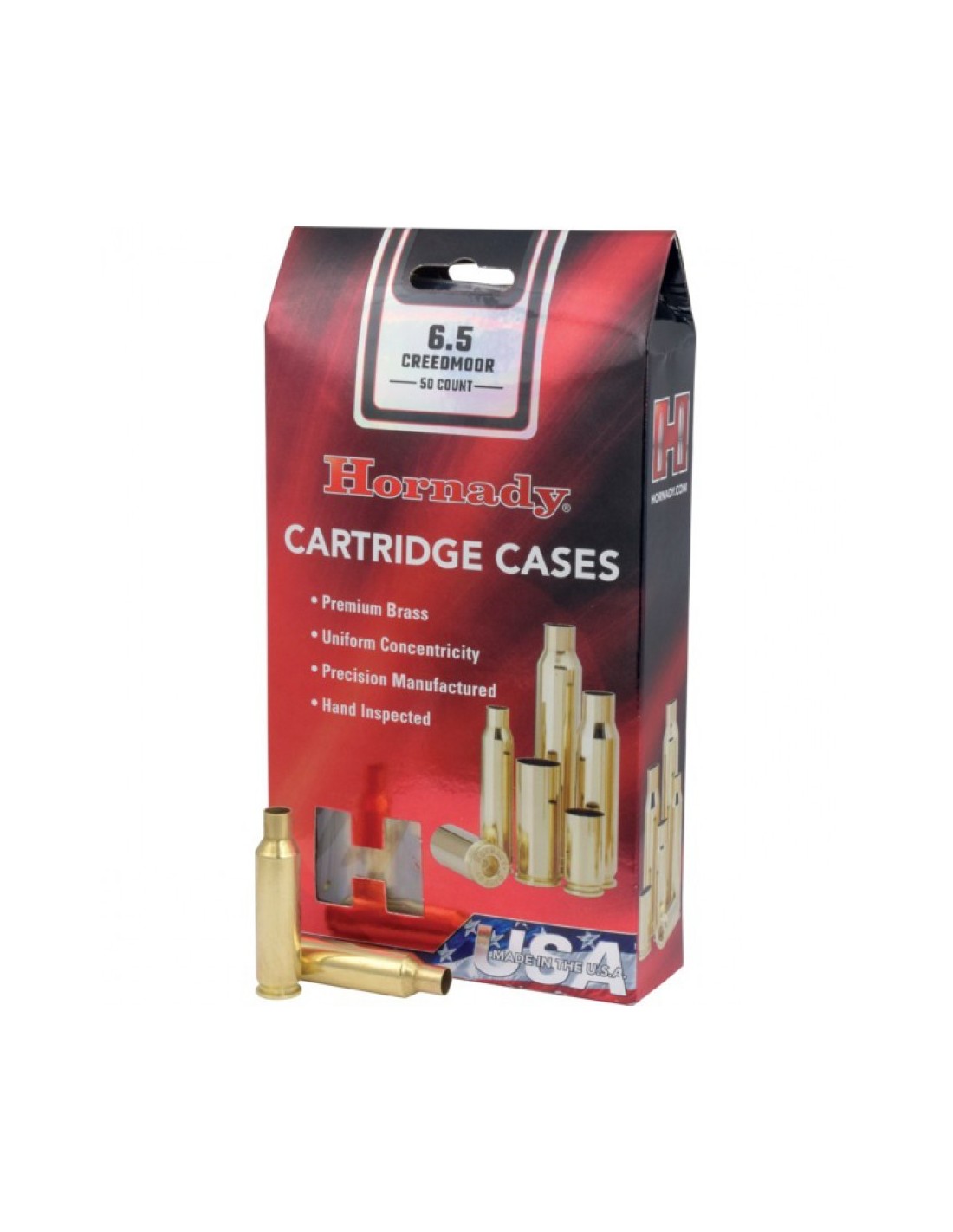 Hornady bossoli cal.6,5 Creedmoor pacco da 50 pz.