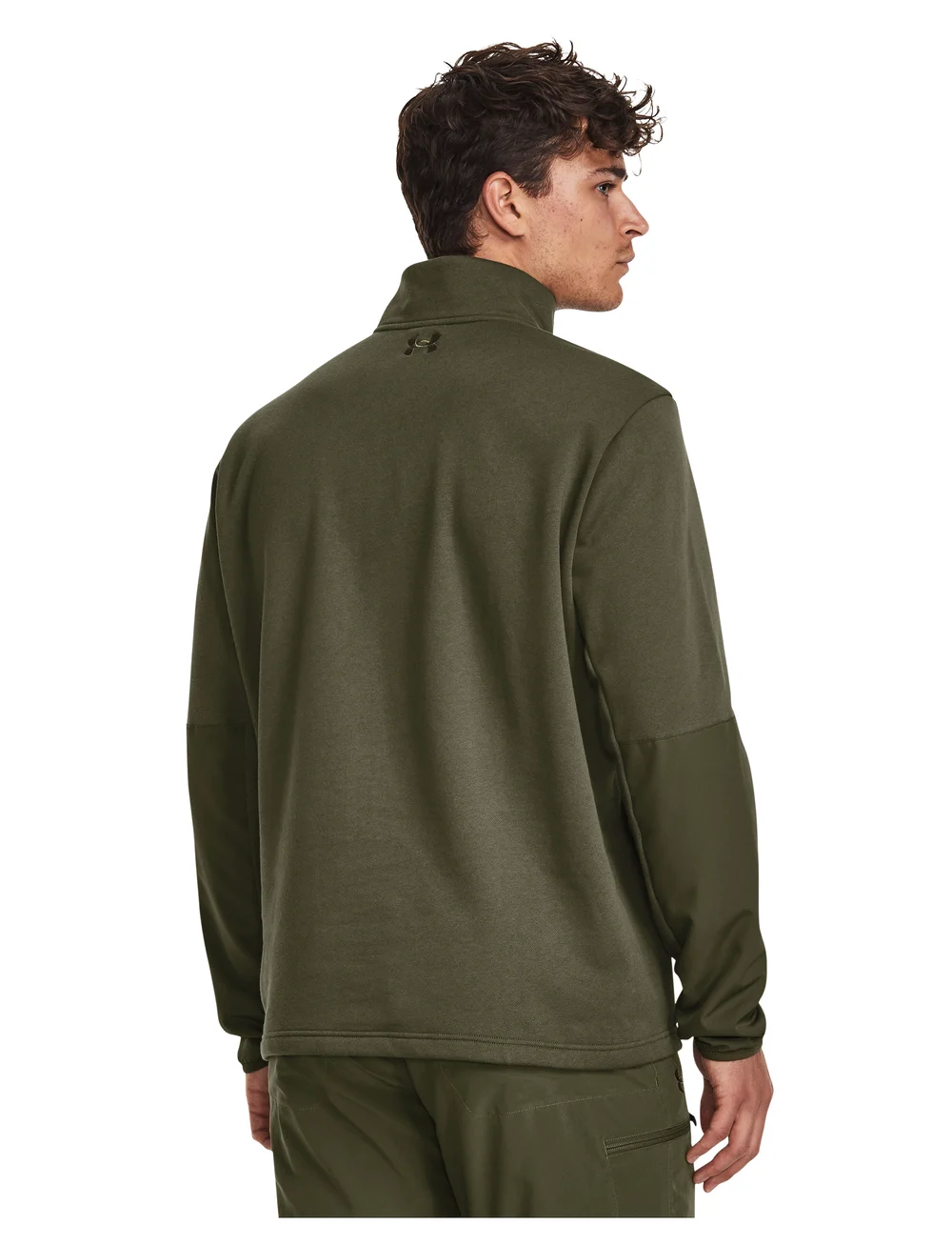 Under Armour Tactical Felpa Tac Rival Job Fleece Marine OD Green