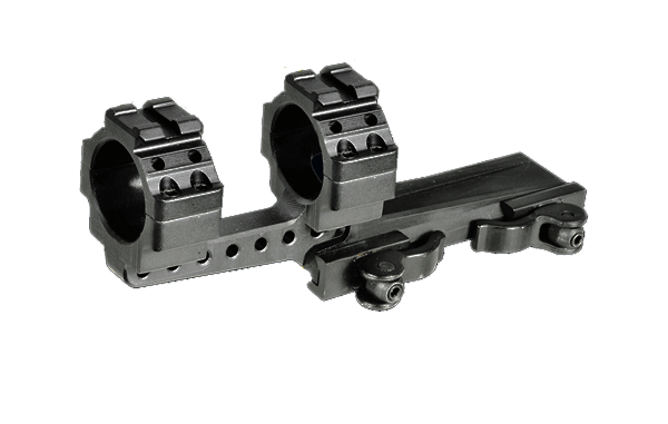 UTG Supporto QD offset Integral da 30 mm, 2 slot superiori, base da 100 mm
