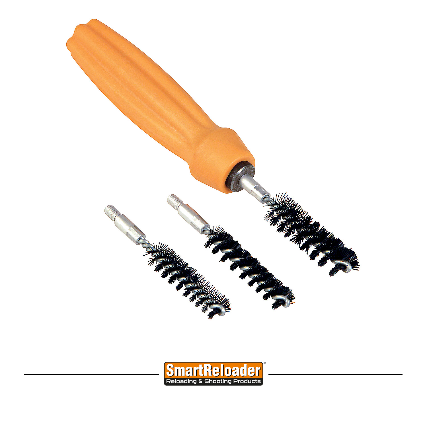 SMARTRELOADER Neck Brushes Set Small/Medium/Large con Manico