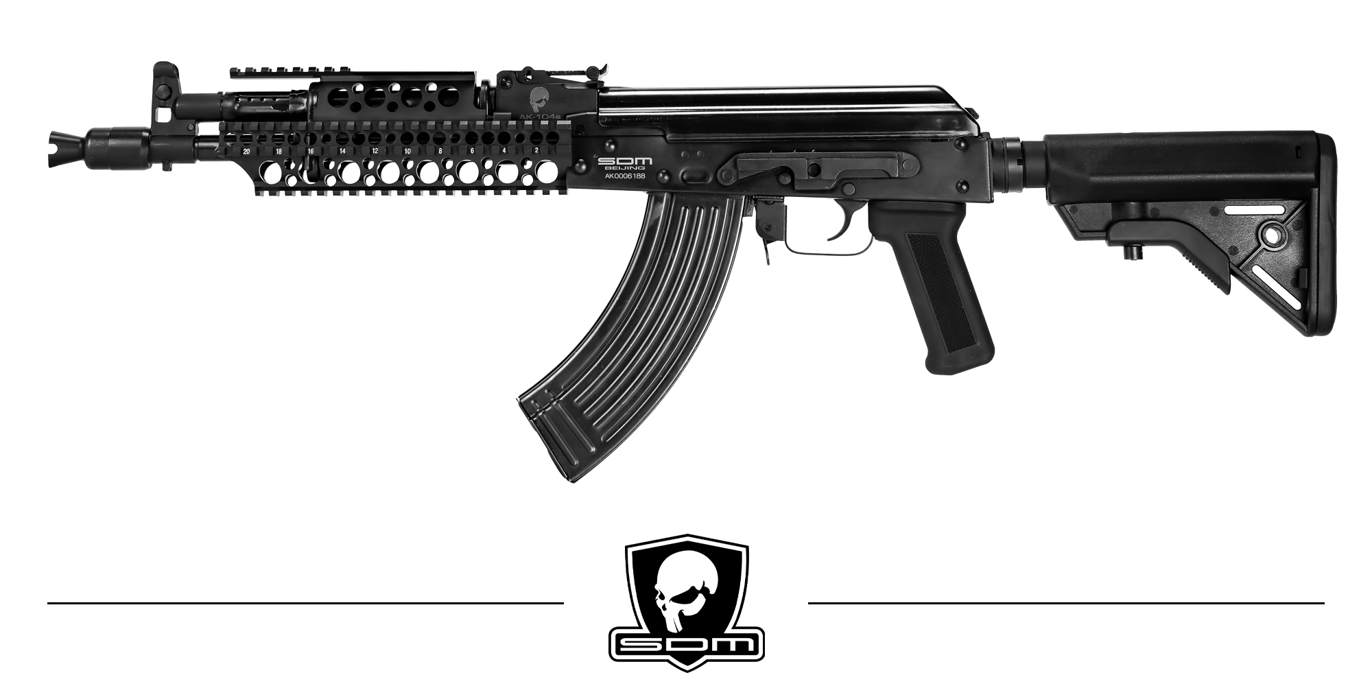 SDM carabina semiauto. mod.  AK-104 cal. 7,62x39