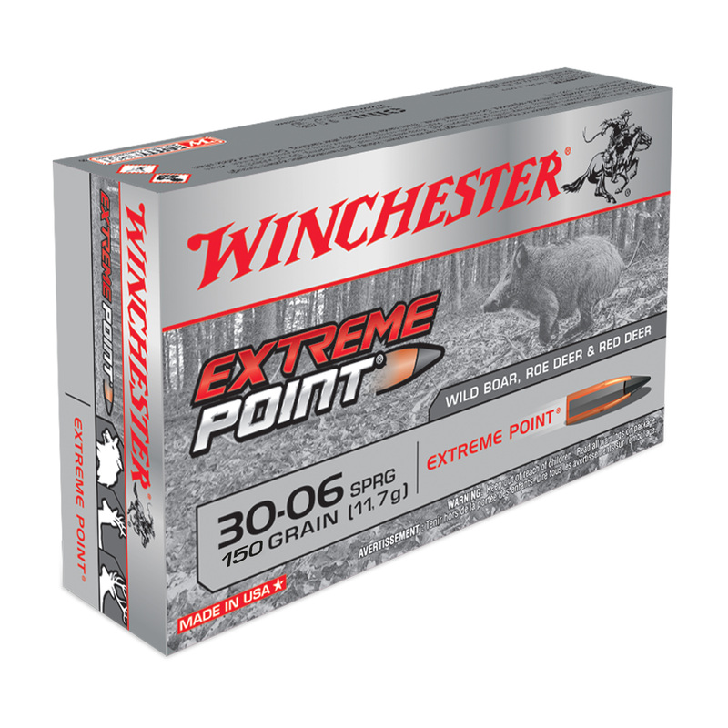 Cartucce Winchester Extreme Point 150/180 gr. cal.30-06 Sprg.