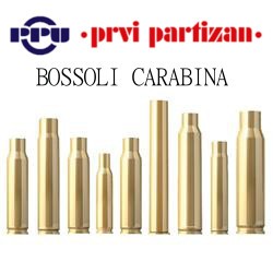 Bossoli PPU cal. 7,62x54R conf. 50 pz.