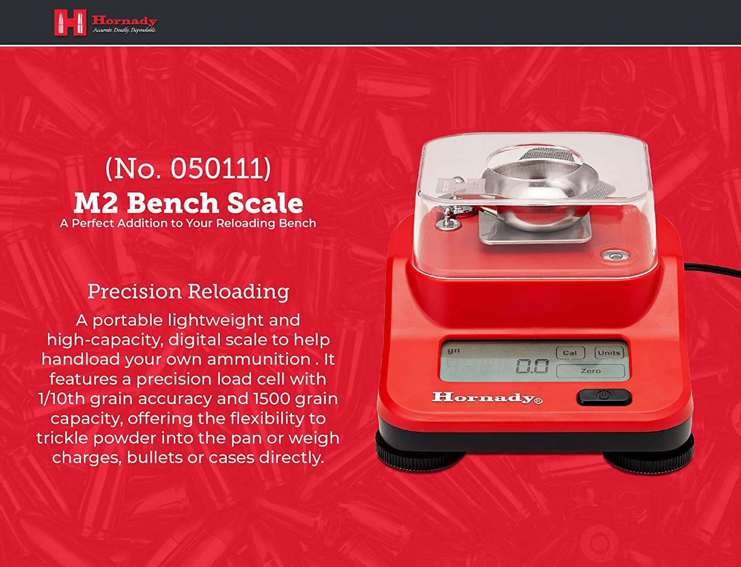 Hornady M2 Digital Bench Scale Bilancia Digitale da Banco #050111