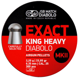 Pallini JSB Exact King Heavy MKII cal.6.35